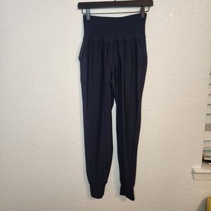 Old Navy Navy Blue High-Waisted Joggers Pants S